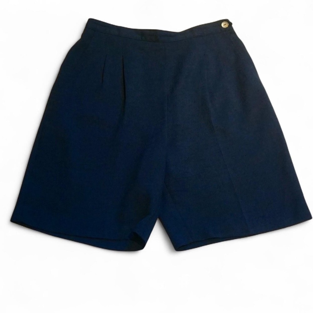 💚 VINTAGE HANA STUDIO Navy Long Shorts (14)